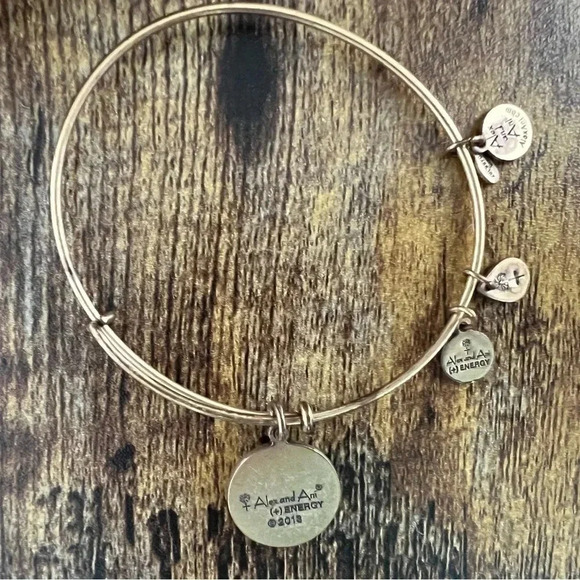 Alex and Ani | Mom, Expandable Rafaelian Bangle Bracelet. - Picture 6 of 9